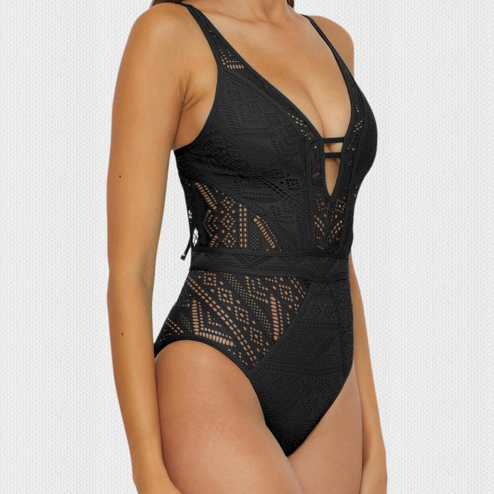 NWT BECCA Color Play One Piece Swimsuit - Picture 3 of 6